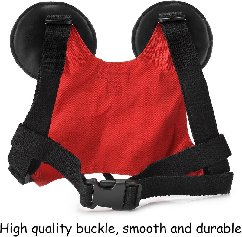 Yimidear Toddler Leash & Harness, Child Anti Lost Leash Baby Cute Safety Harness Belt Strap Hold Kids Close While Walking For Boys and Girls(Red) - Image 3
